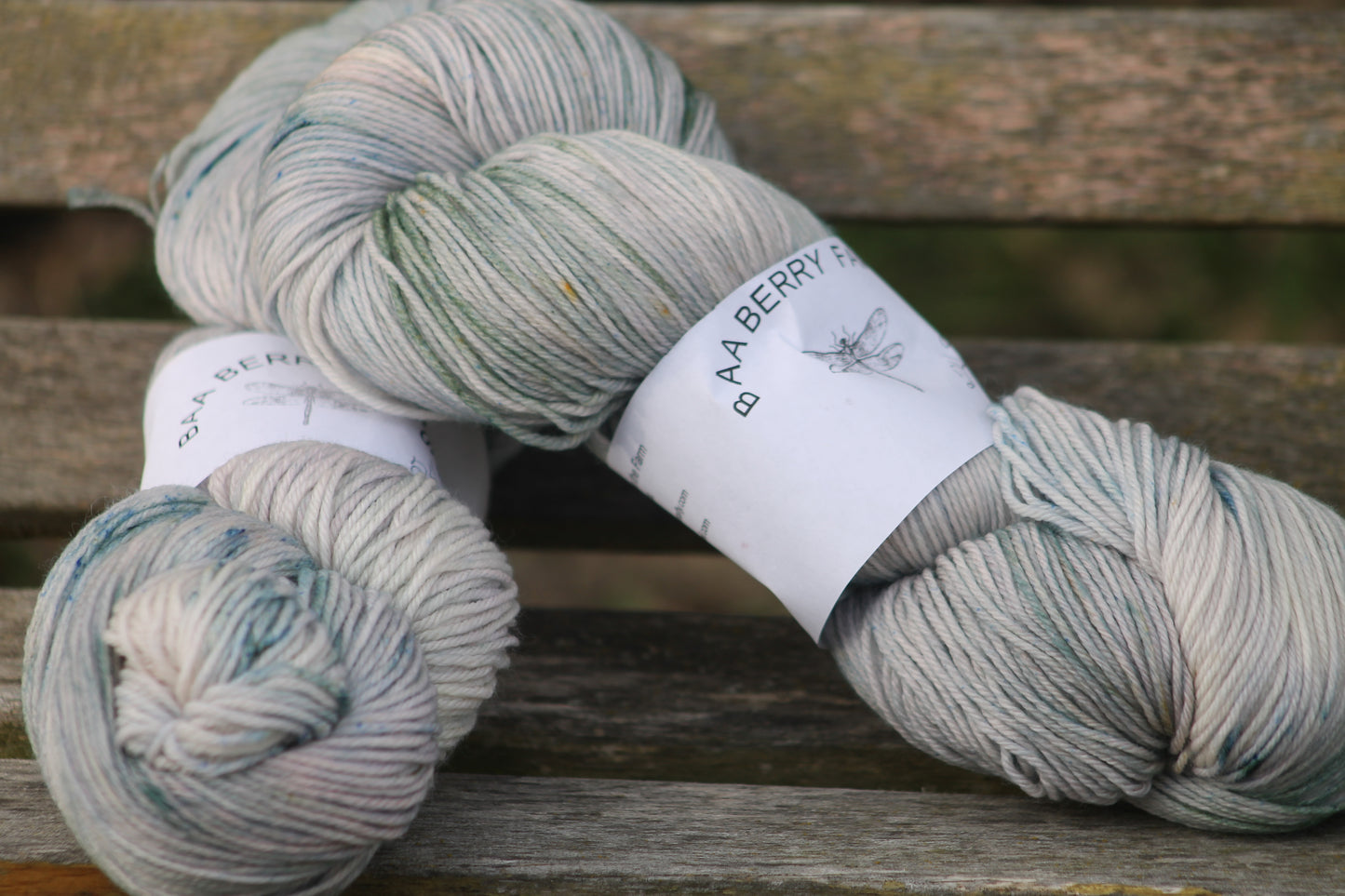 Sock/ fingering weight yarn, Stormy Sky