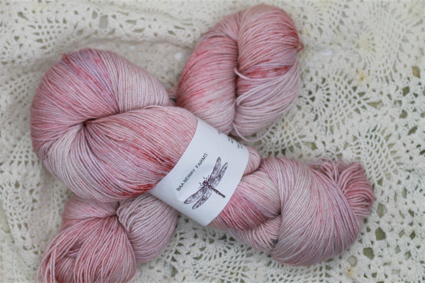 Strawberries and Cream Merino/Silk