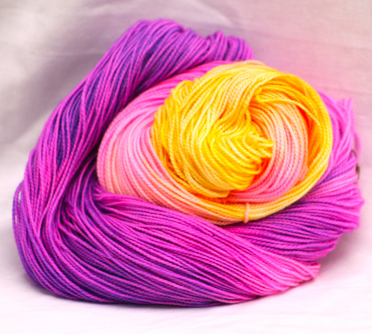 Sock/ fingering weight yarn, Malibu Barbie